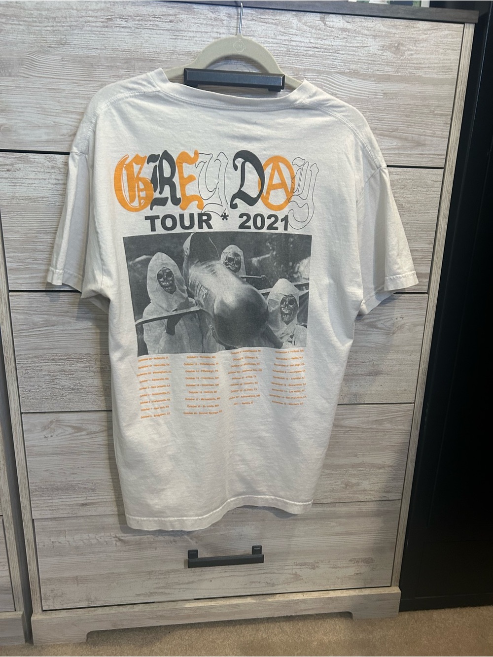 $uicideboy$ Grey Day Tour 2021 Graphic T Shirt White Short Sleeve Adult Tee